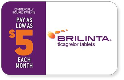 brilinta smart card canada|Brilinta prescription insurance card.